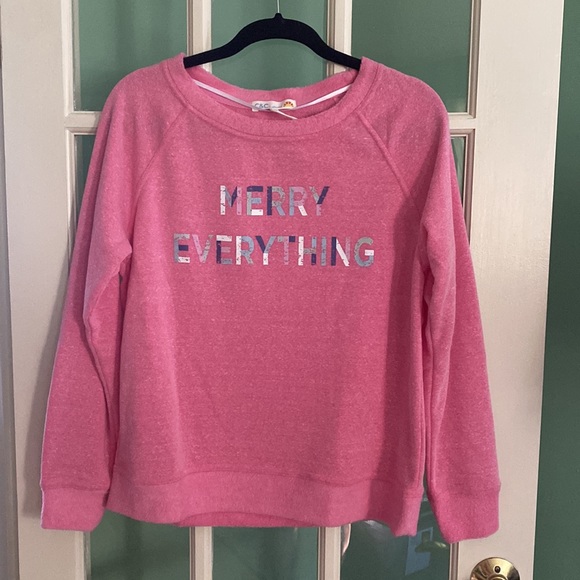 C&C California 'Merry Everything' Super Comfy Fleece Long Sleeve Top - Picture 12 of 12